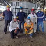 ABS and MGS team at Cementos San Marcos plant in the Valle del Cauca, Colombia
