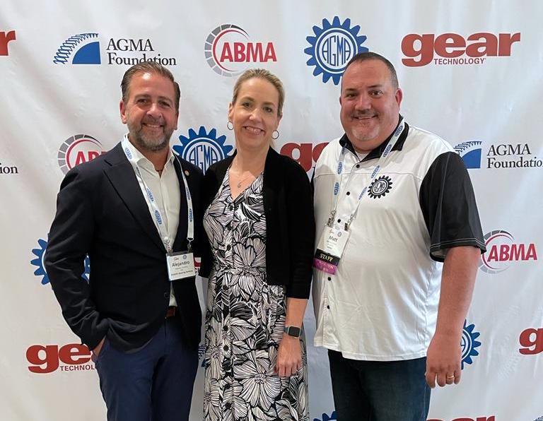 Alejandro Pardiñas, CEO of ABS, Jenny Blackford, President of ABMA, and Matt Croson, President of AGMA, during the ABMA / AGMA annual meeting in Florida, USA, March 31 - April 2, 2022