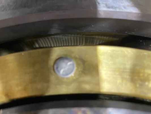 Figure 15. Bearing I8 with Current Leakage damage.