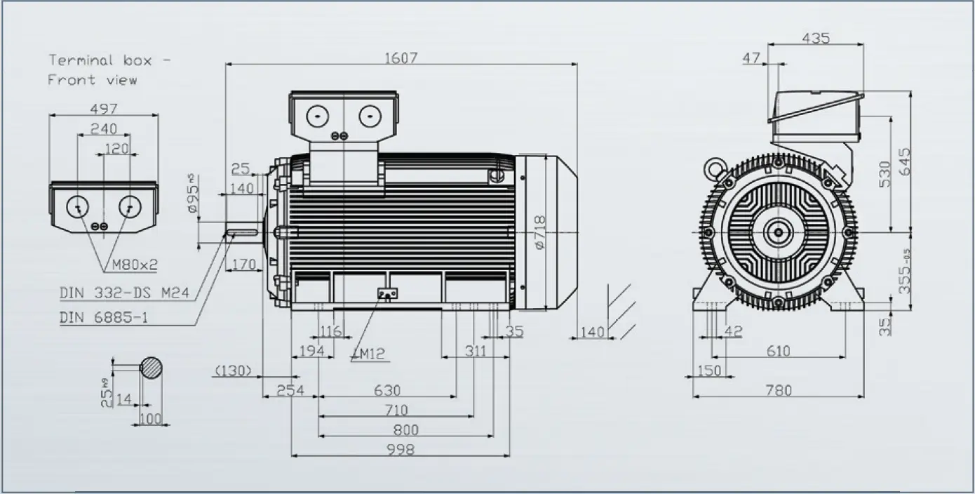 Electric Motor for mining industry