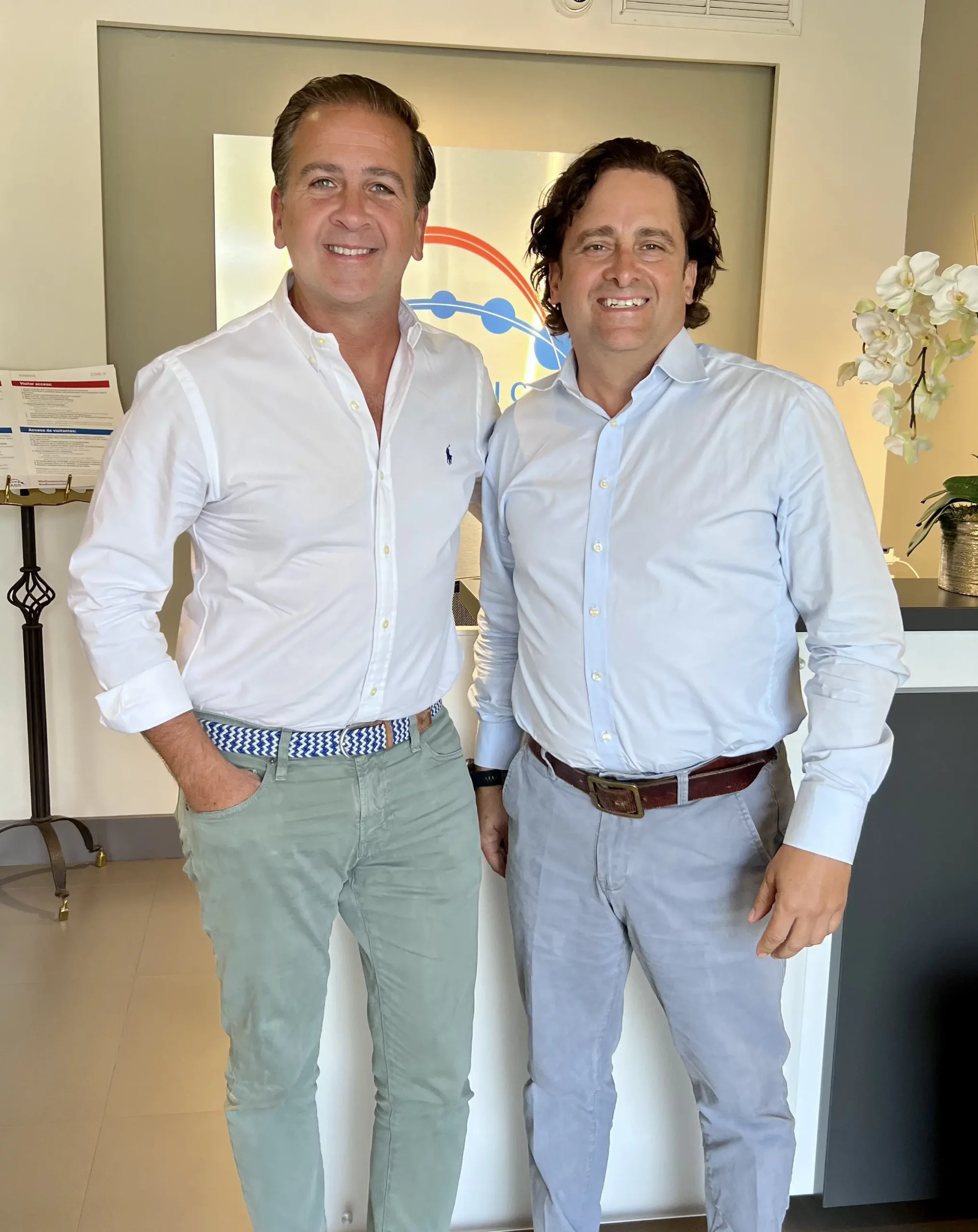 Alejandro Pardiñas, ABS Wind CEO, with Otto Díaz, new National Sales Director of ABS Wind USA