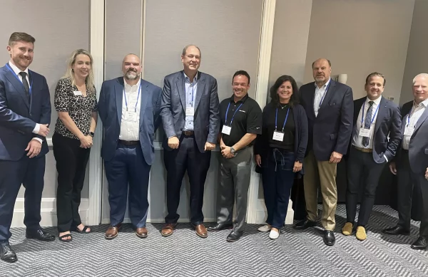 ABMA's Board of Directors fall meeting: Connor Mallon, Jenny Blackford, Matt Frady, Eric Ovendorf, Tony Richey, Evelise Faro, Bob Komasara, Alejandro Pardiñas and Pete Eich