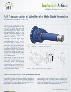 ABS_Wind_Rail Transportation of Wind Turbine Main Shaft Assembly_Technical_Paper_1