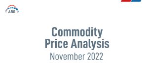 Commodity Price Analysis November 2022