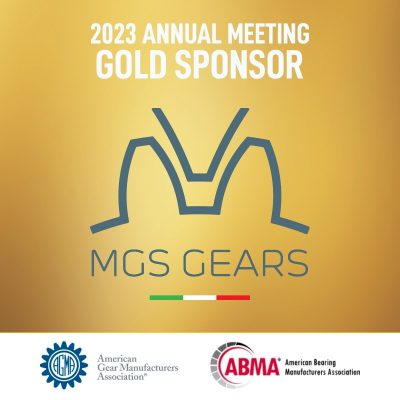 MGS Gears Gold Sponsor of the ABMA and AGMA Annual Meeting 2023