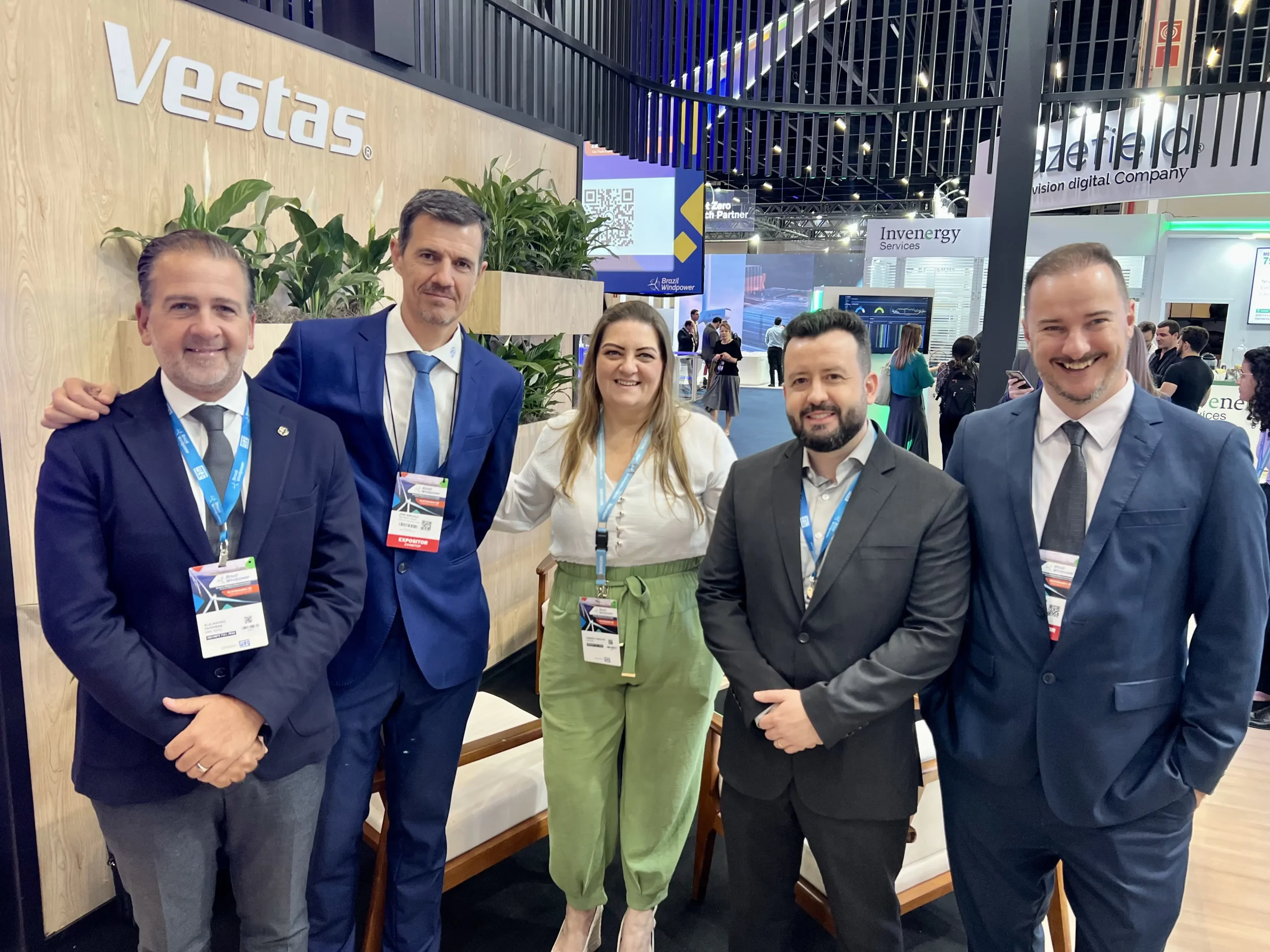 Vestas, ABSwind and ZF teams at Brazil Windpower 2023