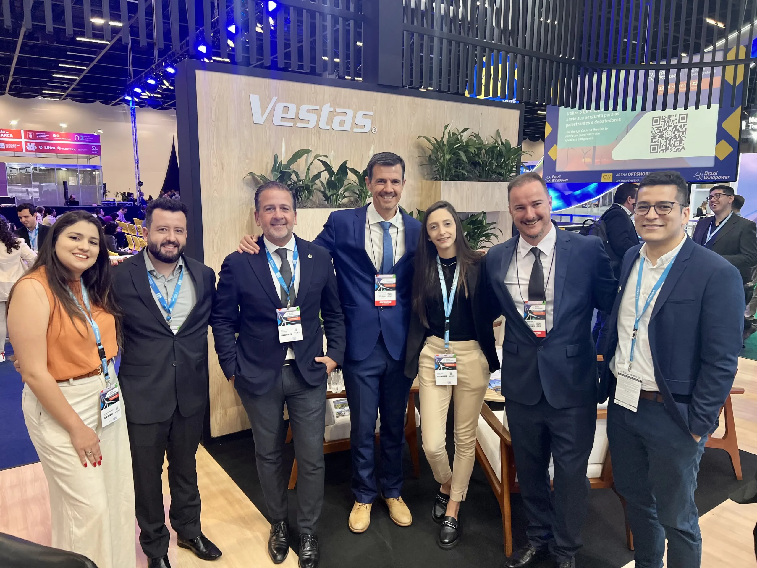 Vestas, ABS Wind and ZF teams at Brazil Windpower 2023
