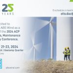 ABS Wind will be sponsor the ACP Operations, Maintenance, and Safety Conference in 2024 in San Diego