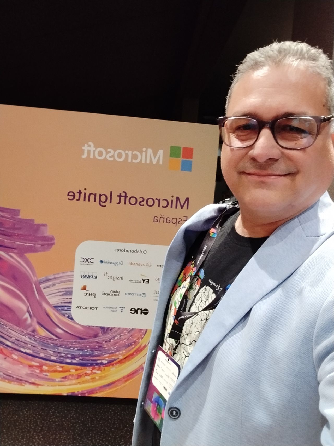 ABS - Roberto Suarez at the Microsoft AI event in Madrid