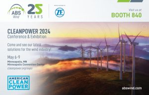 ABS Wind to showcase its latest solutions for the US wind industry at Cleanpower 2024
