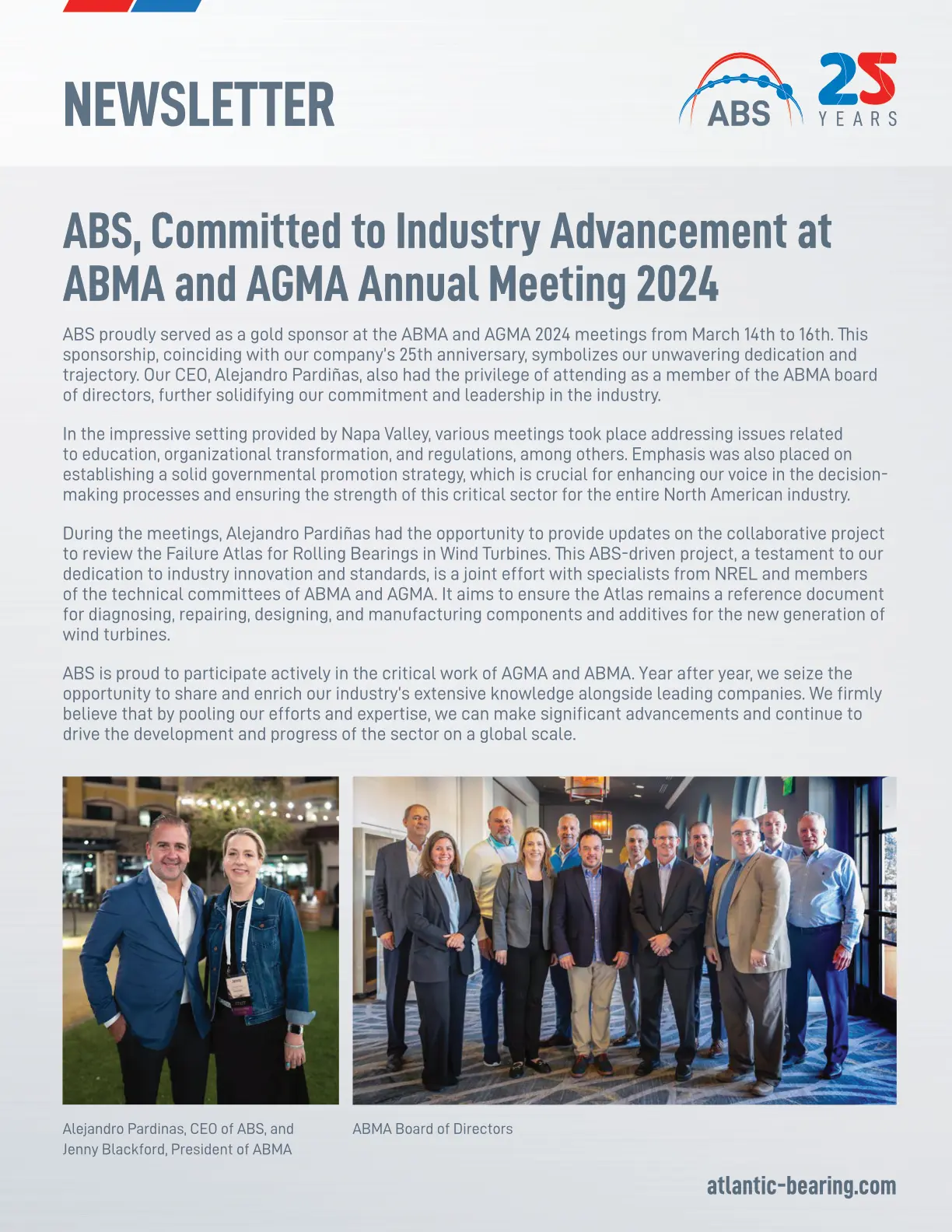 ABS, Committed to Industry Advancement at ABMA and AGMA Annual Meeting 2024