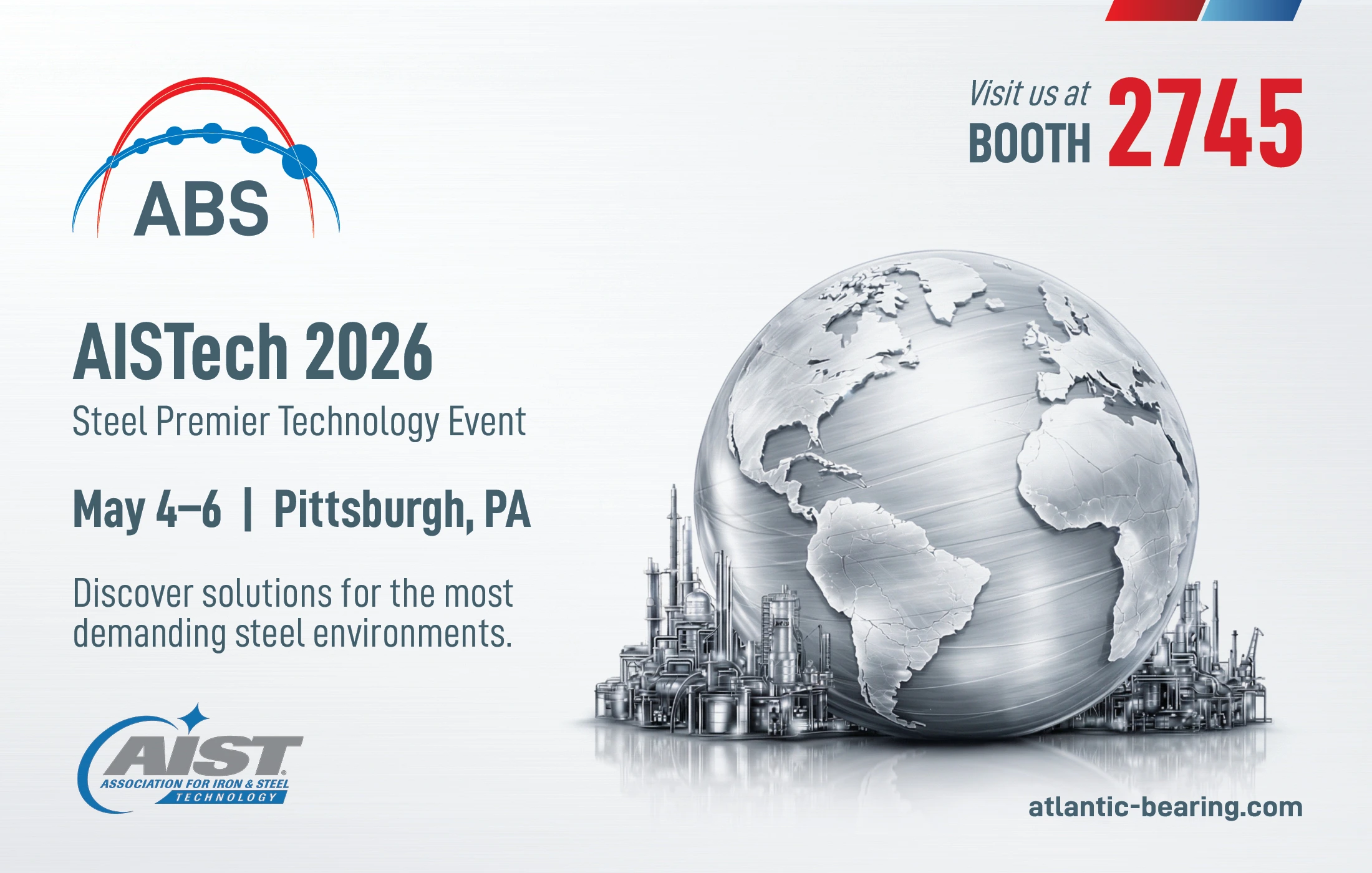 ABS AISTech 2026 Pittsburgh booth 2745 steel industry solutions