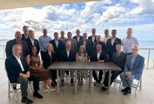 MPMA Board of Directors 2026 group photo with outgoing and incoming members, including Alejandro Pardiñas, newly appointed Treasurer