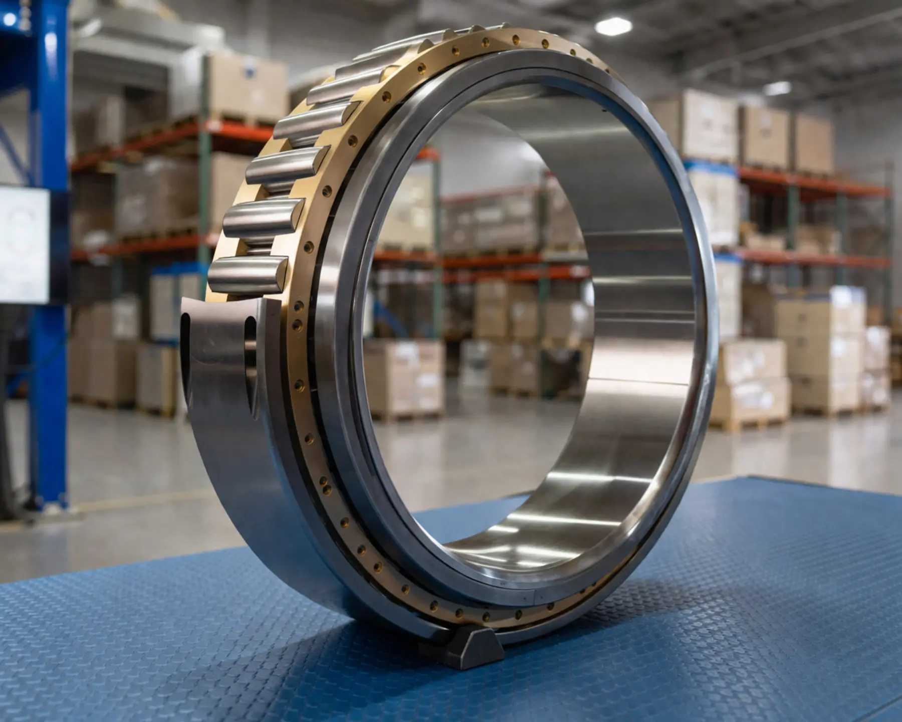 ACB world’s largest split toroidal roller bearing (STRB) for Plug&Grind XL cement mill applications engineered by ABS
