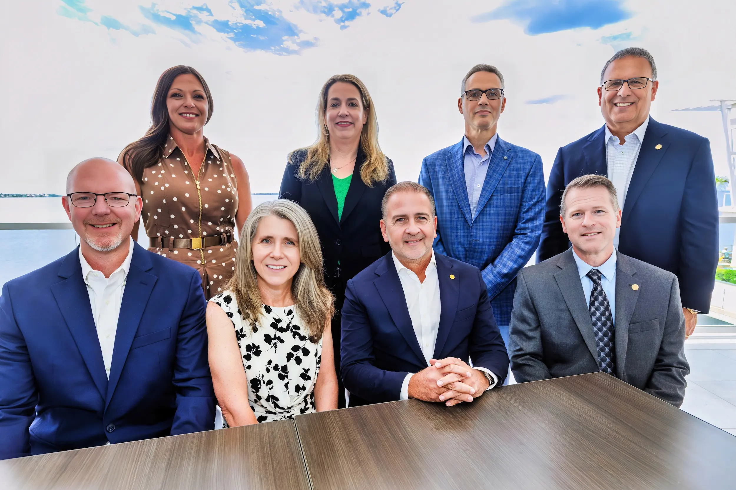 Group photo of the MPMA Board of Directors during the Annual Meeting, including Alejandro Pardiñas, CEO of ABS Atlantic Bearing Services, recently appointed Treasurer of the Motion + Power Manufacturers Alliance (MPMA)
