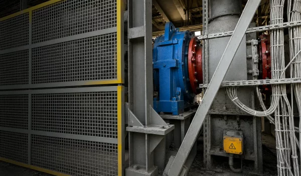 Final installation of the ACB custom split bearing support system on a Plug&Grind XL cement mill