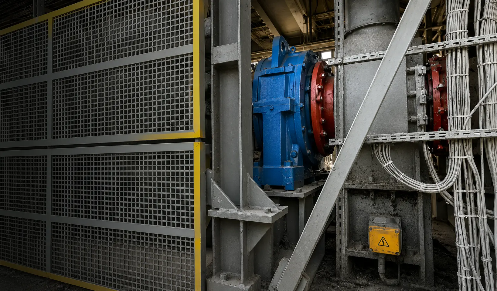 Final installation of the ACB custom split bearing support system on a Plug&Grind XL cement mill