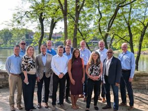 Alejandro Pardiñas, ABS CEO and MPMA Treasurer, with the MPMA Board of Directors in Oak Brook, Illinois