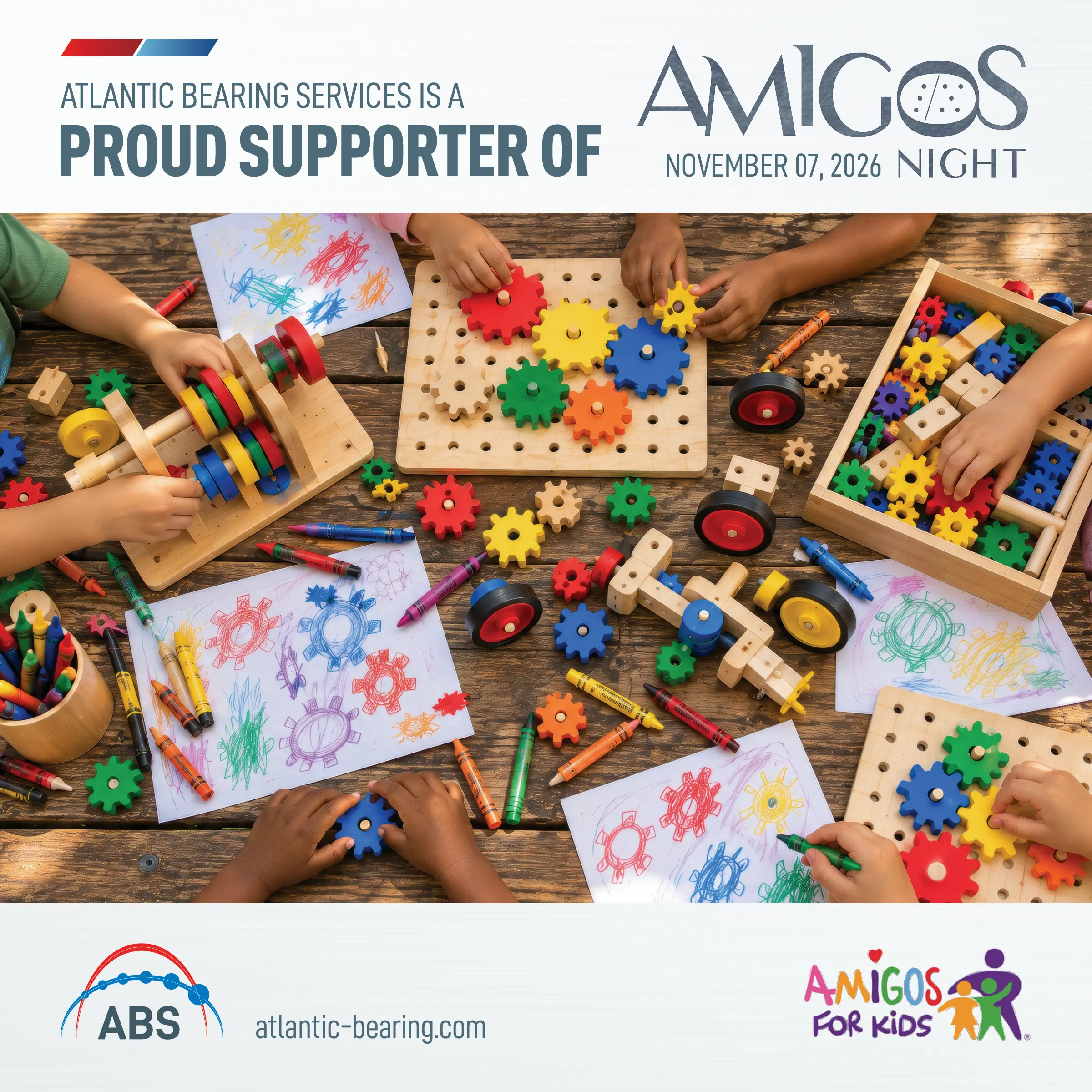 ABS supporting Amigos For Kids at Amigos Night 2026 in Miami